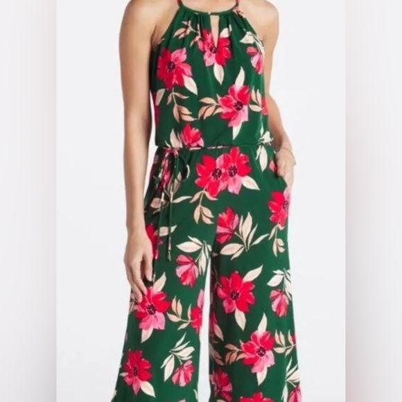 Maggy London Lottie Knit Crop Jumpsuit SIZE 2 NWT